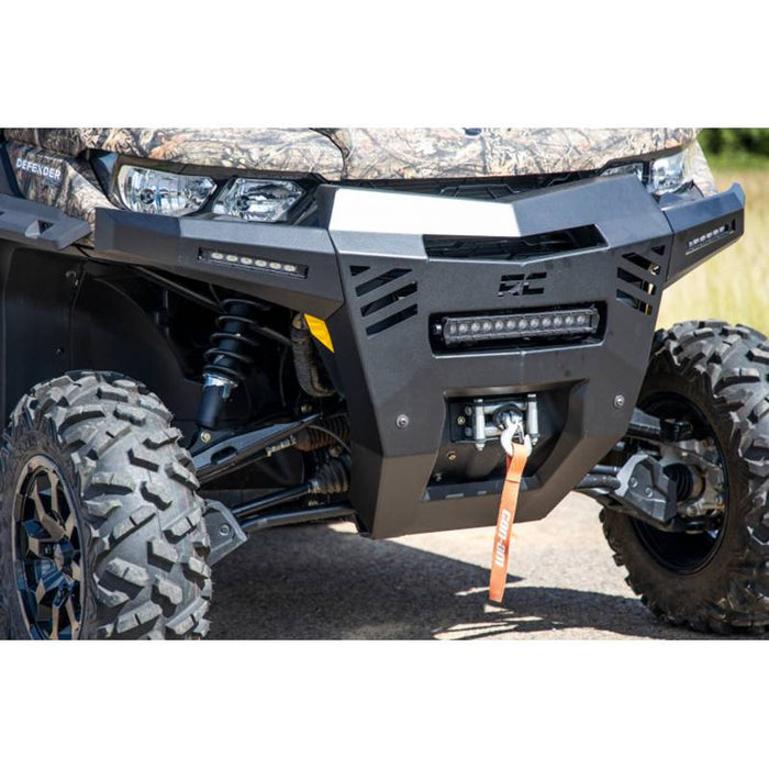 Rough Country 97069 Front Bumper w/ 6" and 12" LED Lights for Can-Am Defender 2016-2022