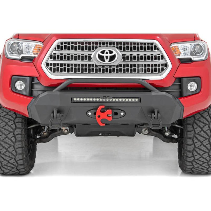 Rough Country 10712 Hybrid Front Bumper w/ Winch for Toyota Tacoma 2016-2023