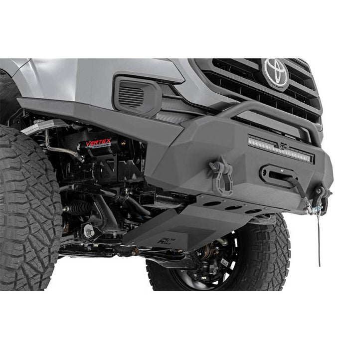 Rough Country 10713 High Clearance Front Bumper w/ Winch for Toyota Tacoma 2016-2023