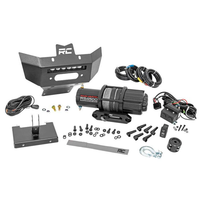 Rough Country 97071 Winch Bumper w/ 6" Slimline LED Light for Can-Am Renegade 2013-2021