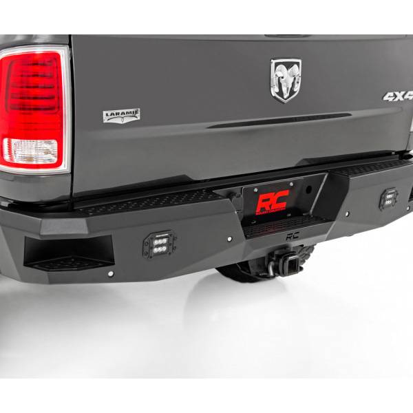 Rough Country 10786A Heavy Duty LED Rear Bumper for Dodge Ram 2500/3500 2010-2022