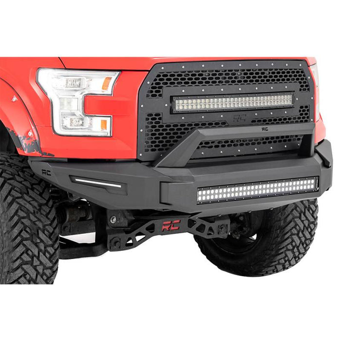 Rough Country 10950A High Clearance Modular LED Front Bumper w/ Skid Plate for Ford F-150 2015-2017