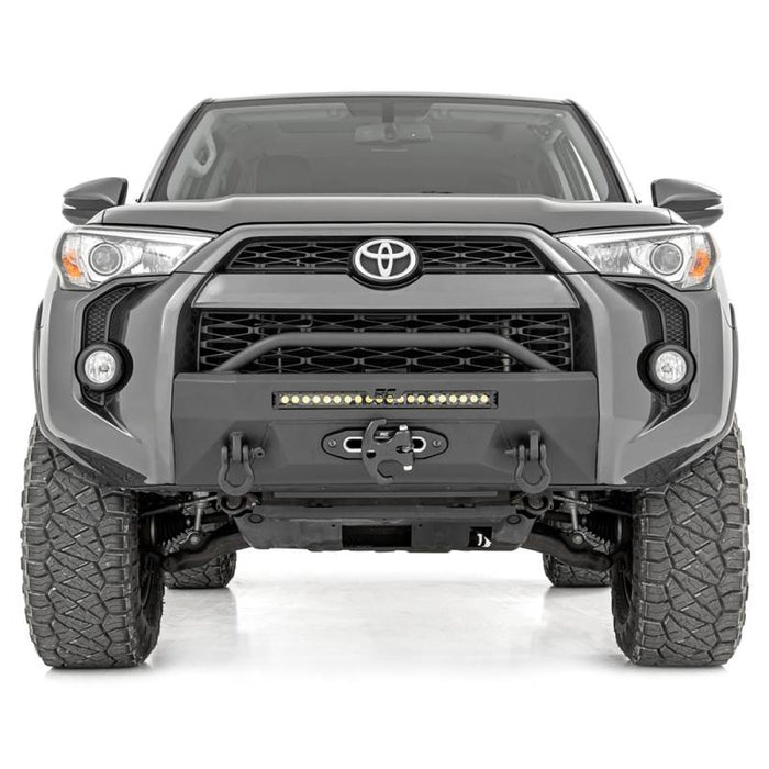 Rough Country 10745 Black Series 20" Hybrid LED Front Bumper w/ White DRL for Toyota 4Runner 2014-2022