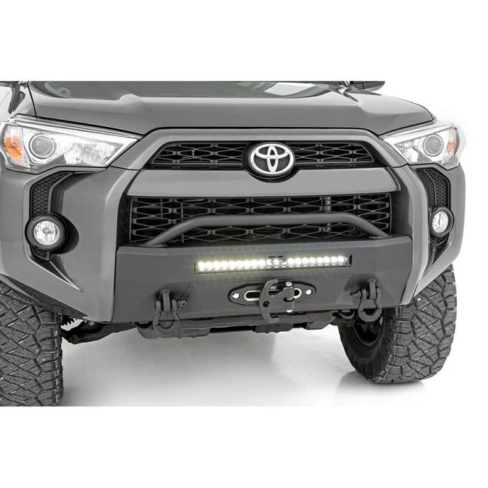 Rough Country 10744 Black Series 20" Hybrid LED Front Bumper for Toyota 4Runner 2014-2022