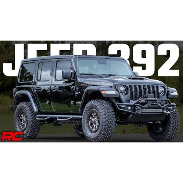 Rough Country 10648 Tubular Rear Bumper w/ LED Light for Jeep Wrangler JL 2018-2022