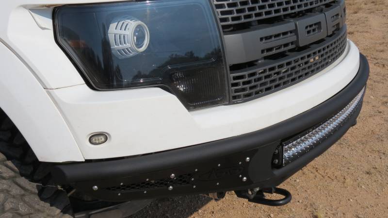 ADD F012472990103 Ford F150 Raptor 2010-2014 Venom R Front Bumper with Side Panels Hammer Black
