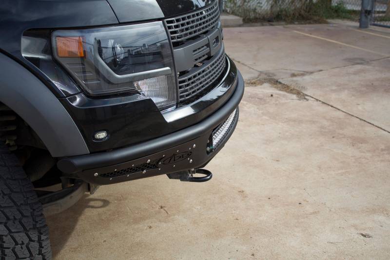 ADD F012472990103 Ford F150 Raptor 2010-2014 Venom R Front Bumper with Side Panels Hammer Black