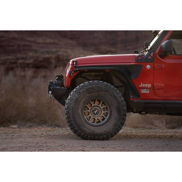 DV8 Offroad FDGL-01 Front and Rear Slim Fender Flares for Jeep Gladiator JT 2020-2022