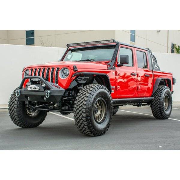 DV8 Offroad FDGL-01 Front and Rear Slim Fender Flares for Jeep Gladiator JT 2020-2022