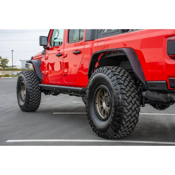 DV8 Offroad FDGL-01 Front and Rear Slim Fender Flares for Jeep Gladiator JT 2020-2022