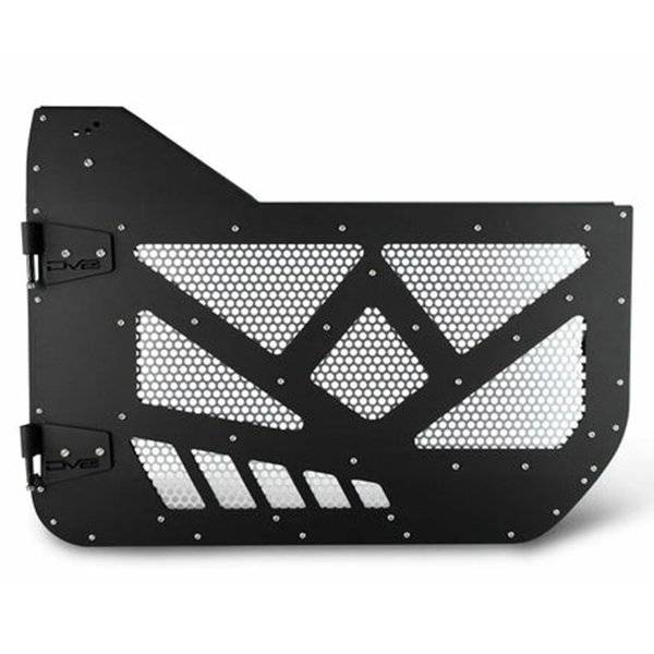 DV8 Offroad HDJL-01R Half Doors w/ Aluminum Mesh for Jeep Wrangler JL/Gladiator JT 2018-2022