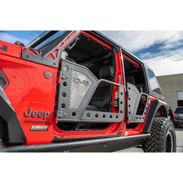 DV8 Offroad RDJL-01F Rock Doors for Jeep Wrangler JL/Gladiator JT 2018-2022