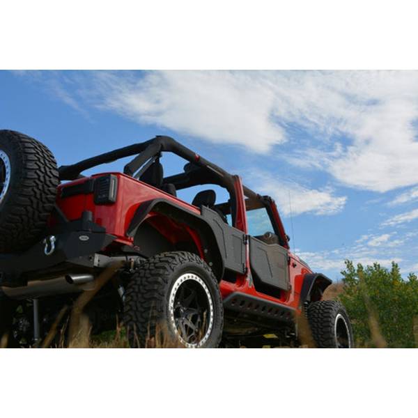 DV8 Offroad RDSTTB-01F Rock Doors for Jeep Wrangler JK 2007-2018