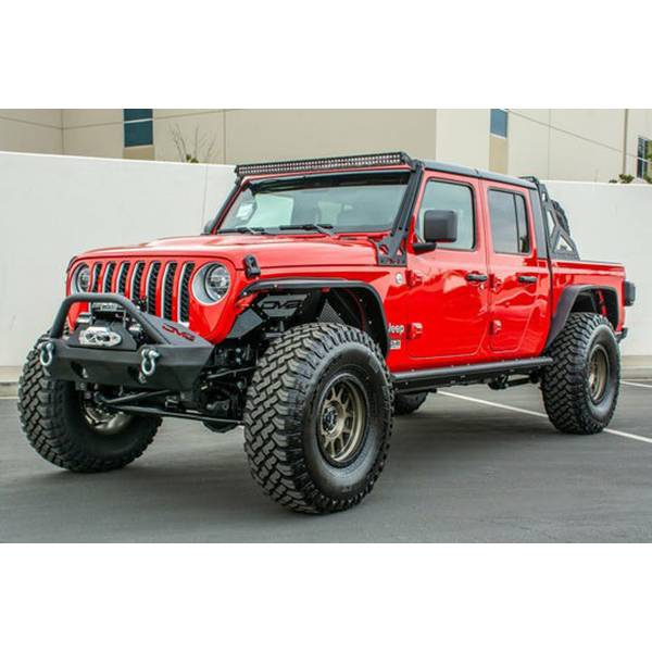 DV8 Offroad SRGL-02 Rock Sliders w/ Step for Jeep Gladiator JT 2020-2022