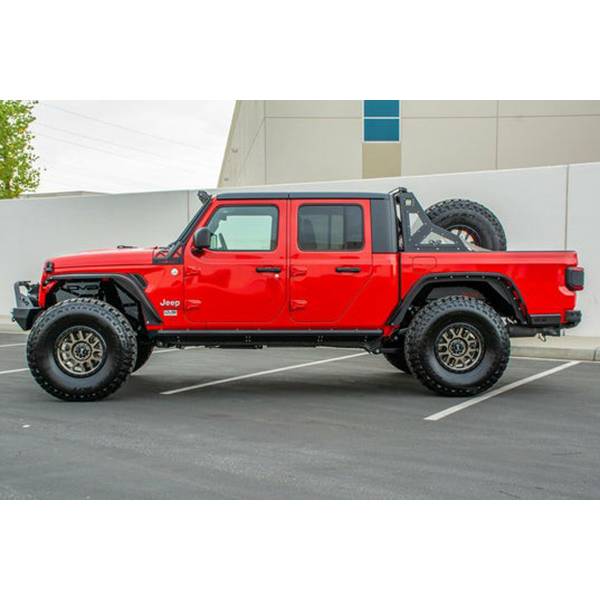 DV8 Offroad SRGL-02 Rock Sliders w/ Step for Jeep Gladiator JT 2020-2022