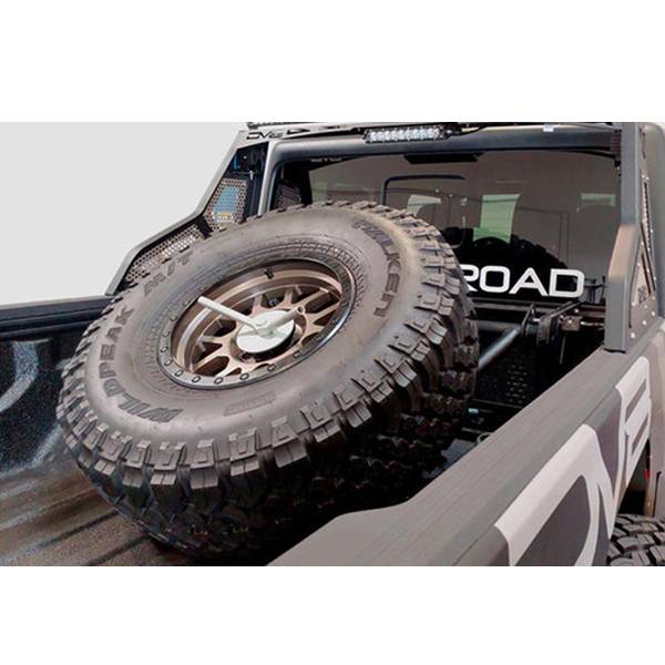 DV8 Offroad TCGL-01 Adjustable Spare Tire Carrier for Jeep Gladiator JT 2020-2022