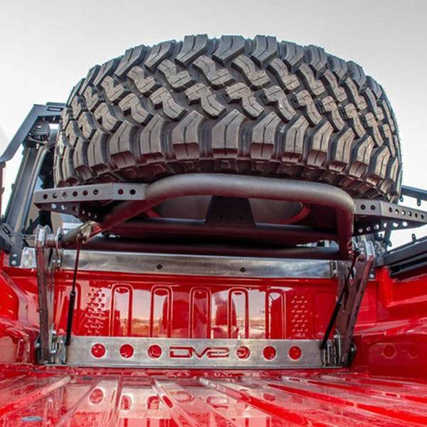 DV8 Offroad TCGL-01 Adjustable Spare Tire Carrier for Jeep Gladiator JT 2020-2022