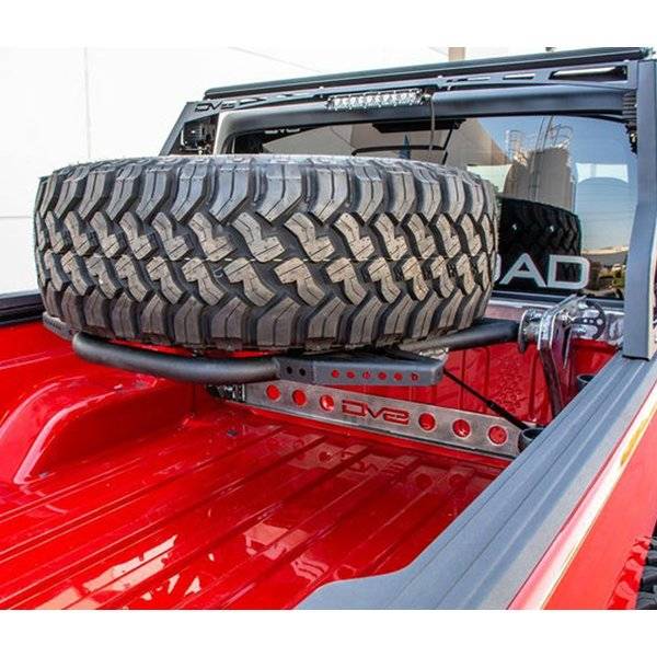 DV8 Offroad TCGL-01 Adjustable Spare Tire Carrier for Jeep Gladiator JT 2020-2022