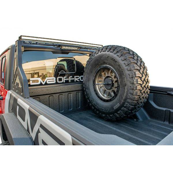 DV8 Offroad TCGL-02 Stand Up Spare Tire Mount for Jeep Gladiator JT 2020-2022