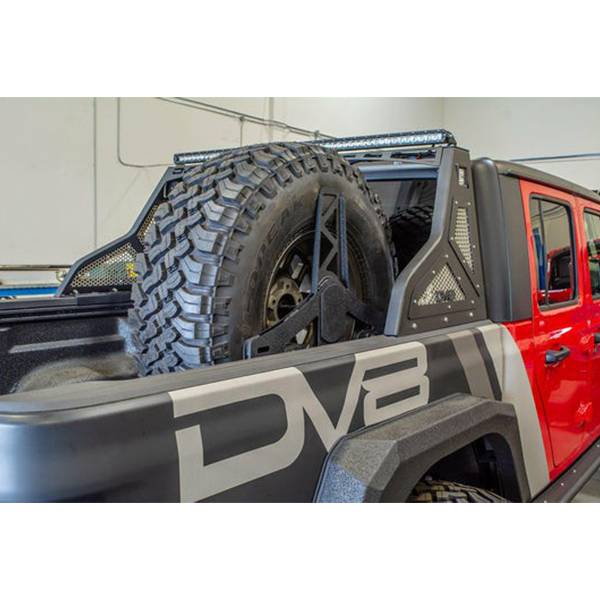 DV8 Offroad TCGL-02 Stand Up Spare Tire Mount for Jeep Gladiator JT 2020-2022