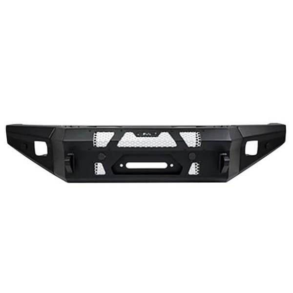 DV8 Offroad FBBR-01 MTO Series Winch Front Bumper for Ford Bronco 2021-2022 - Texture Black