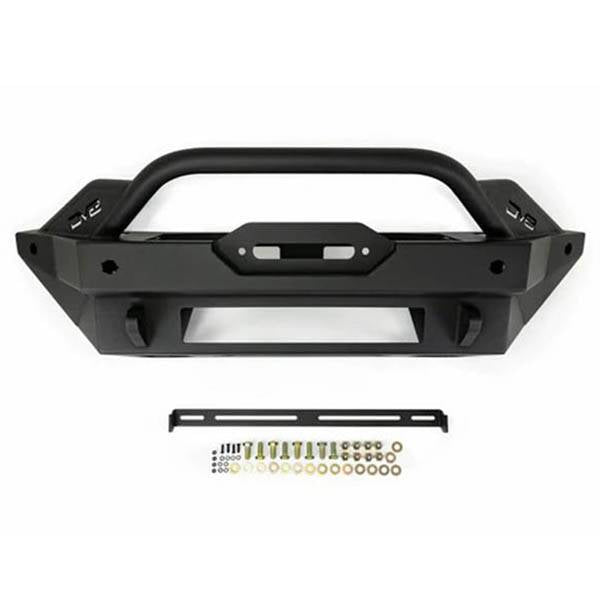 DV8 Offroad FBBR-02 FS-15 Series Winch Front Bumper for Ford Bronco 2021-2022 - Texture Black