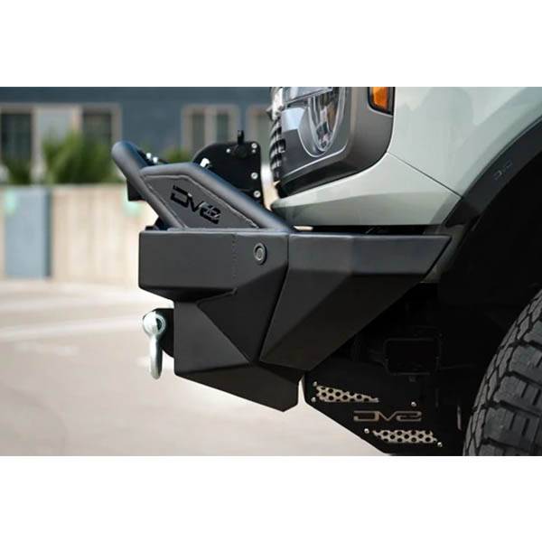 DV8 Offroad FBBR-02W FS-15 Series Front Bumper for Ford Bronco 2021-2022 - Texture Black