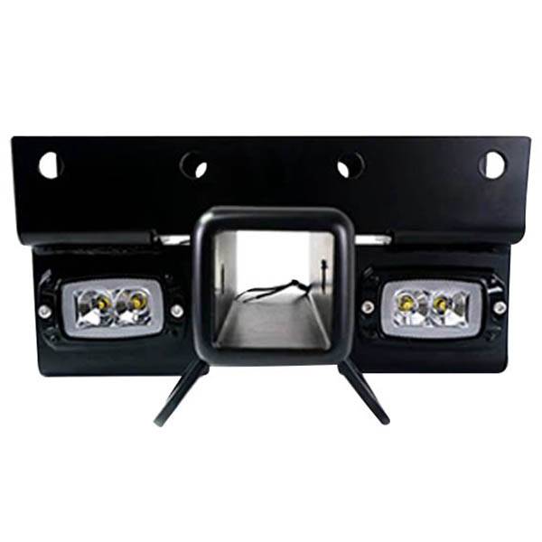 DV8 Offroad AHJP-01 Hitch w/ Cube Light for Jeep 2007-2022 - Black