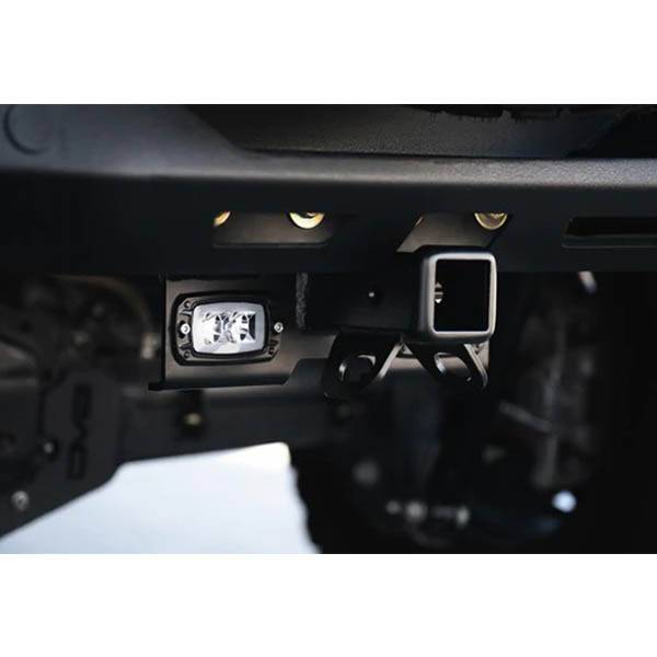 DV8 Offroad AHJP-01 Hitch w/ Cube Light for Jeep 2007-2022 - Black