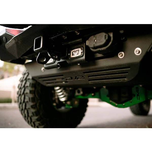 DV8 Offroad AHJP-01 Hitch w/ Cube Light for Jeep 2007-2022 - Black