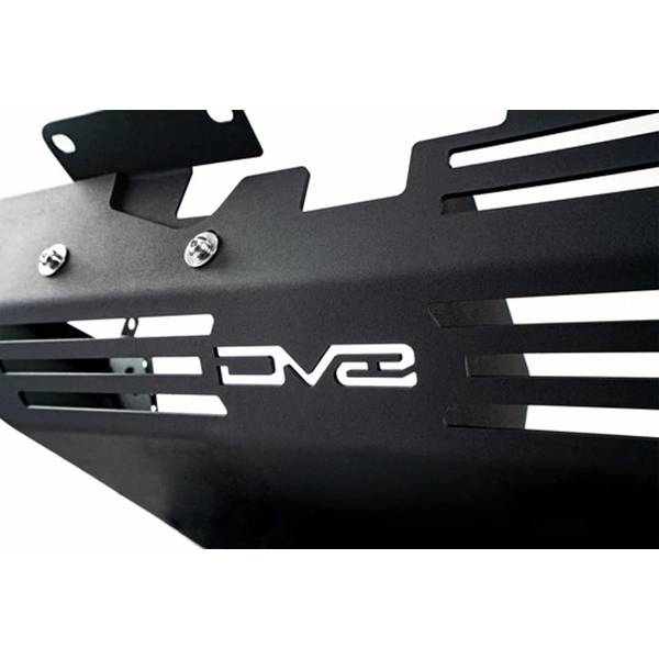 DV8 Offroad SPJL-05D Diesel DEF/Exhaust Skid Plates for Jeep Wrangler JL 2020-2022 - Texture Black