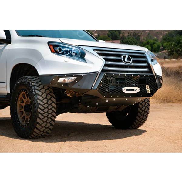 DV8 Offroad FBGX-01 Front Bumper for Lexus GX 460 2014-2021 - Texture Black