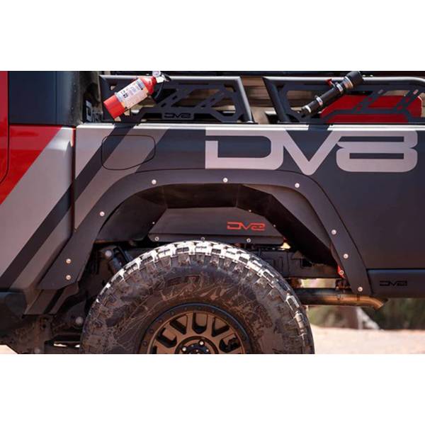 DV8 Offroad FDGL-03 Flare Delete Kit for Jeep Gladiator JT 2020-2022 - Texture Black