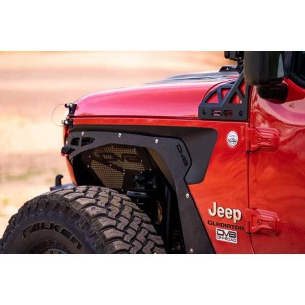 DV8 Offroad FDGL-03 Flare Delete Kit for Jeep Gladiator JT 2020-2022 - Texture Black