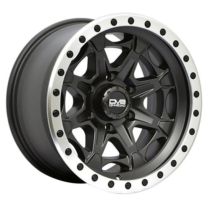 DV8 Offroad 886B-7908312 886 Series Simulated Beadlock 17" x 9" Wheel - Matte Black