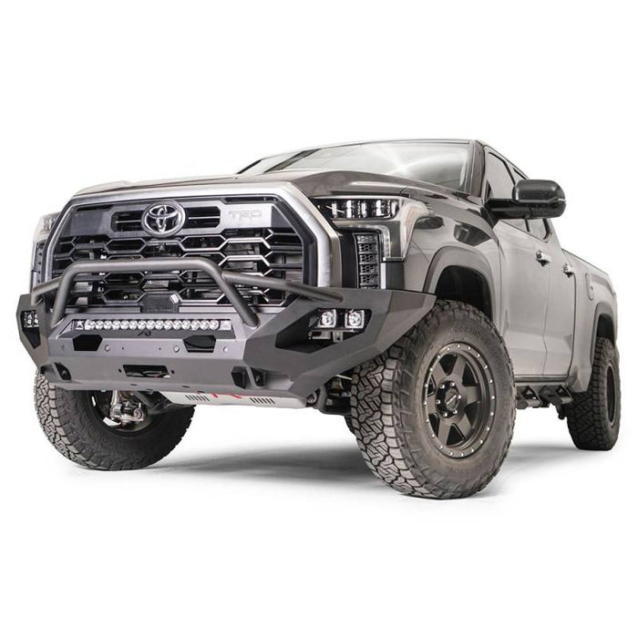 Fab Fours TT22-X5452-B Matrix Front Bumper w/ Pre-Runner Guard for Toyota Tundra 2022 - Bare Steel