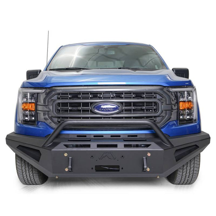 Fab Fours FF21-RS5162-1 Red Steel Front Bumper w/ Pre-Runner Guard for Ford F-150 2021-2022