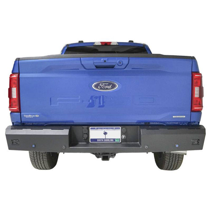 Fab Fours FF21-RT5150-1 Red Steel Rear Bumper for Ford F-150 2021-2022