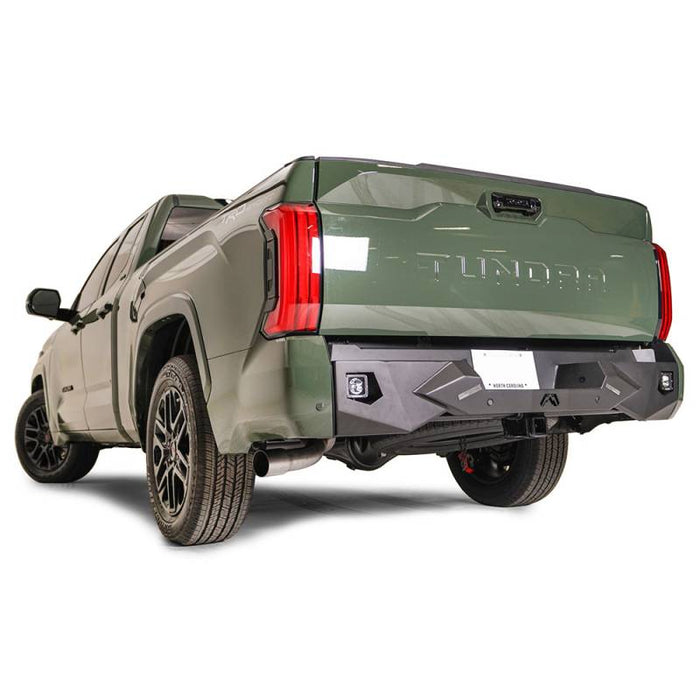 Fab Fours TT22-E5451-B Vengeance Rear Bumper for Toyota Tundra 2022 - BARE STEEL