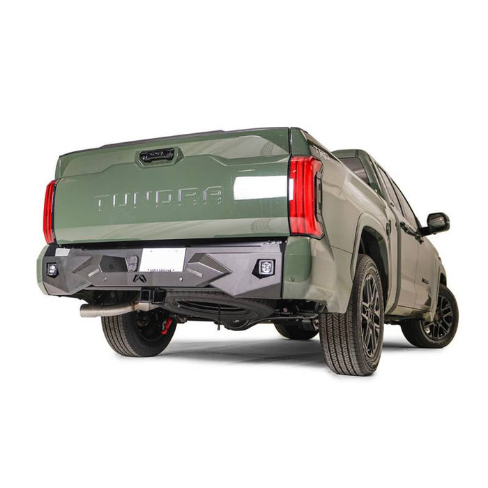 Fab Fours TT22-E5451-B Vengeance Rear Bumper for Toyota Tundra 2022 - BARE STEEL