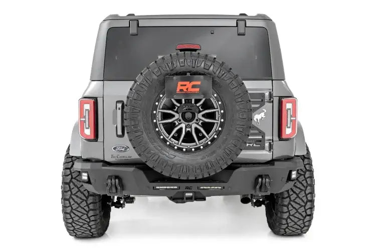 Rough Country 51091 Rear Bumper w/ 6" Slim Line LED Light for Ford Bronco 2021-2022