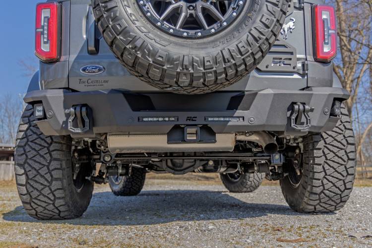 Rough Country 51091 Rear Bumper w/ 6" Slim Line LED Light for Ford Bronco 2021-2022