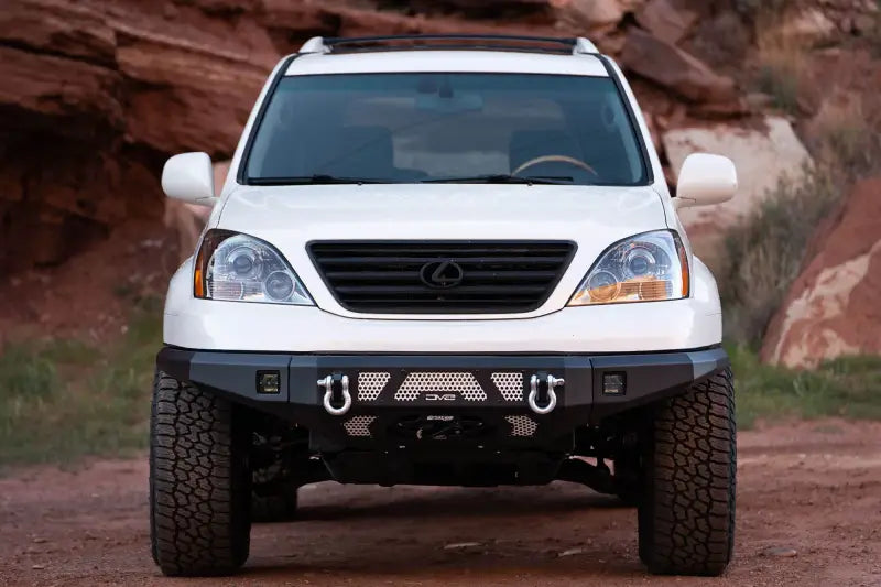 DV8 Offroad FBGX-02 MTO Series Winch Front Bumper for Lexus GX470 2003-2009