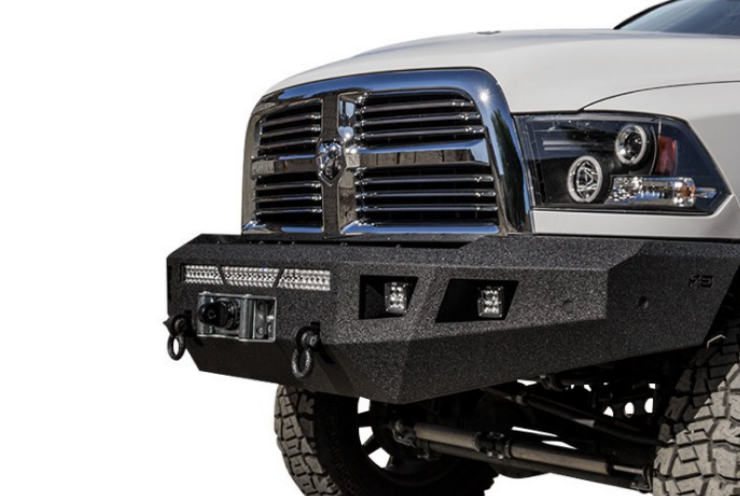 Body Armor FD-19338 Eco Series Winch Front Bumper w/ Sensor Holes for Ford F250/F350 2011-2016