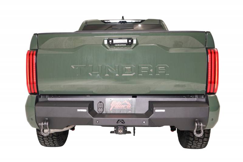 Fab Fours TT22-W5451-1 Premium Rear Bumper for Toyota Tundra 2022 - Matte Black Powder Coat