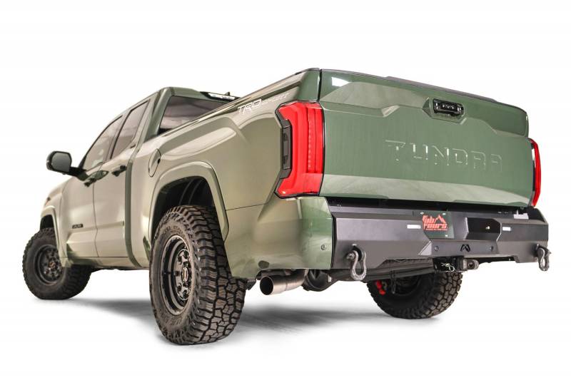 Fab Fours TT22-W5451-1 Premium Rear Bumper for Toyota Tundra 2022 - Matte Black Powder Coat