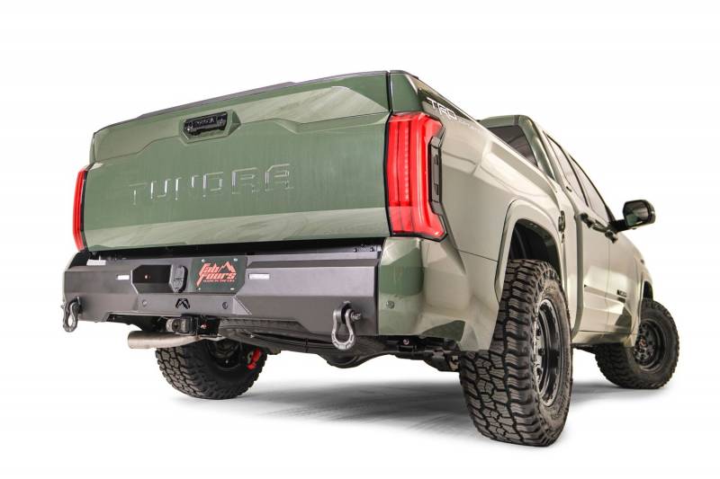 Fab Fours TT22-W5451-B Premium Rear Bumper for Toyota Tundra 2022 - Bare Steel