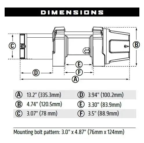 Warn 101025 VRX Powersport Winch 25