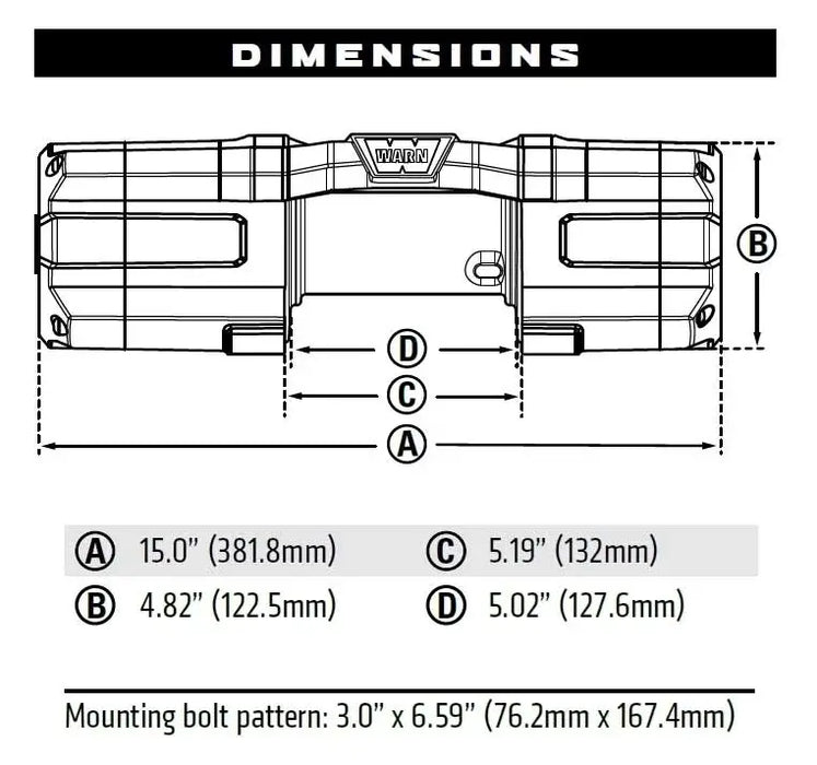 Warn 101150 AXON Powersport Winch 55-S