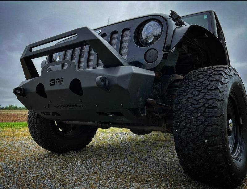 Body Armor JP-19535 Stubby Front Bumper for Jeep